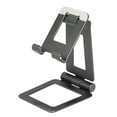 thumbnail image 1 of Soporte plegable Z24 para móviles y tabletas, diseño ergonómico con ajuste de 270°, material de aleación de aluminio resistente, compatible con múltiples dispositivos, color gris metálico, portátil y, 1 of 6