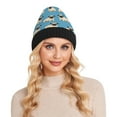 thumbnail image 4 of joogoo Cartoon Bulldog Beanie Hats Cuffed Winter Warm Knit Thick Beanies, 4 of 7
