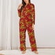 thumbnail image 2 of Balery Flying Black Bat Conjunto de Pijama con Estampado para Mujer, Conjunto de Dos Piezas con Manga Larga, Ropa de Dormir Suave con Bolsillos, Pijamas Cómodos-Small, 2 of 7