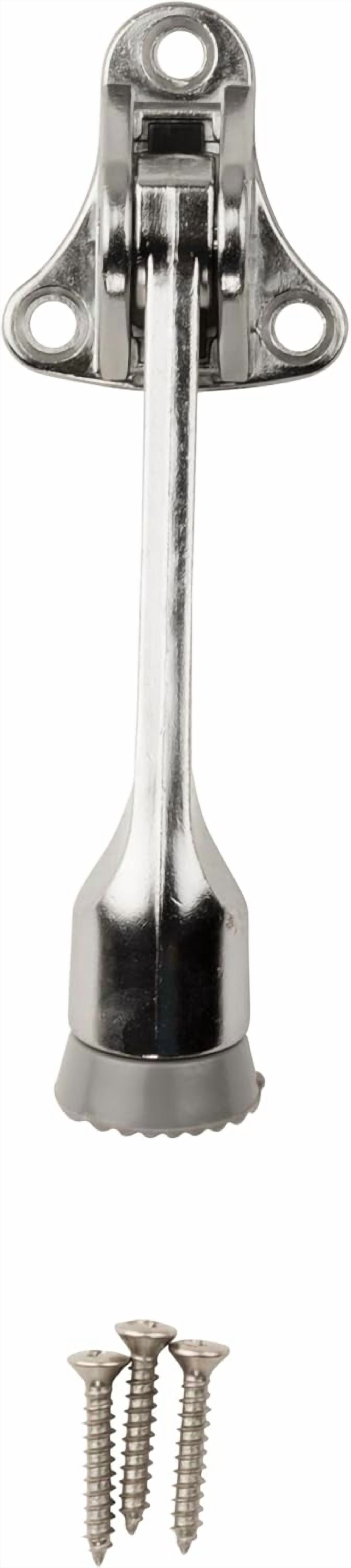 N273-532 V238 Kickdown Door Stop in Satin Chrome