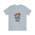 thumbnail image 2 of Christmas  Festive Holiday Jingle All The Way Unisex Classic Sleeve Tee, 2 of 10