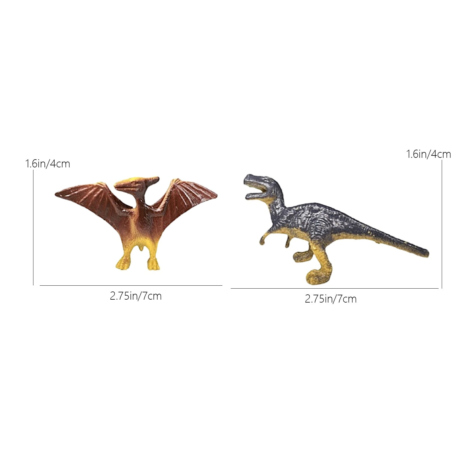 Mini Safari Dinosaur Figurines 16-Piece Set - Realistic Tiny Dinosaurs In Tube, Toy For Toddlers, Sensory Bin, Party Favors - View #12