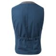 thumbnail image 4 of H2H Mens Dress Casual Slim Fit Business Suit Layered Dress vest (CMOV01), 4 of 6