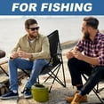 thumbnail image 7 of 2  Lightweight Camping Chairs for  & Teens, 250LBS Capacity Foldable Portable Chairs with Carry Bag, Compact Design for Camping, Beach, Picnics, and Outdoor Events, 7 of 7