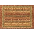 thumbnail image 1 of Ahgly Company Indoor Rectangle Abstract Brown Modern Area Rugs, 7' x 10', 1 of 4
