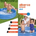 thumbnail image 2 of Alberca Inflable Redonda Infantil Azul 122 Cm Bestway 3 aros Plástico Resistente, 2 of 4