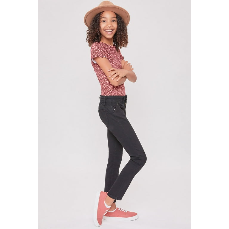 YMI Jeans Girls WannaBettaFit 1 Button Skinny Jean Made With Recycled Fibers