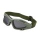 thumbnail image 2 of Gafas de seguridad resistentes a impactos para tiro, aventuras al aire libre y equitación: gafas de seguridad de malla de alta resistencia de color verde militar, 2 of 8