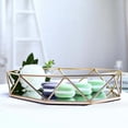 thumbnail image 6 of Efavormart 14" x 9" Gold Metal Geometric Serving Tray | Octagon Mirror Tray For Wedding Banquet Party Decoration, 6 of 11