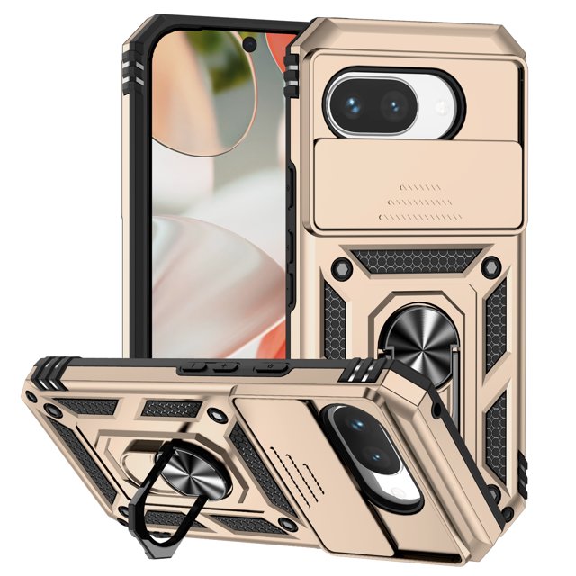 TYJKeJi Case with Stander Holder Kickstand Drop Resistant Shockproof Case For Google Pixel 9A