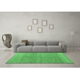 thumbnail image 3 of Ahgly Company Indoor Square Abstract Emerald Green Modern Area Rugs, 5' Square, 3 of 4