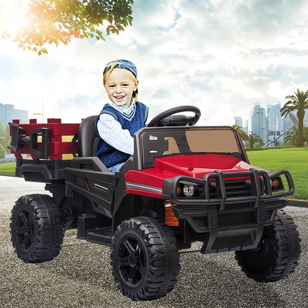 Details about   12V Electric Car Kids Ride On Truck Car Battery Power w/MP3 Remote Control Red 