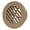 Light Brown, variant on Baystate A10‑3345VP Heating and A/C Register 4 Inch interior diameter, 5-3/8 inch outside diamter