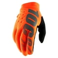 thumbnail image 2 of 100% 10016-260-07 - Brisker Youth Gloves (X-Large, Hi-Viz Orange/Black), 2 of 3