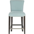 thumbnail image 2 of SAFAVIEH Seth Contemporary Curved Back Counter Stool with Footrest, 2 of 4