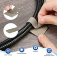 thumbnail image 2 of Uxcell 100-Pack Ataduras de Cable de Gancho y Bucle, 3.5 x 1.1 Pulgadas Organizador de Cables Autoadhesivo Ajustable para Escritorio [Beige], 2 of 7