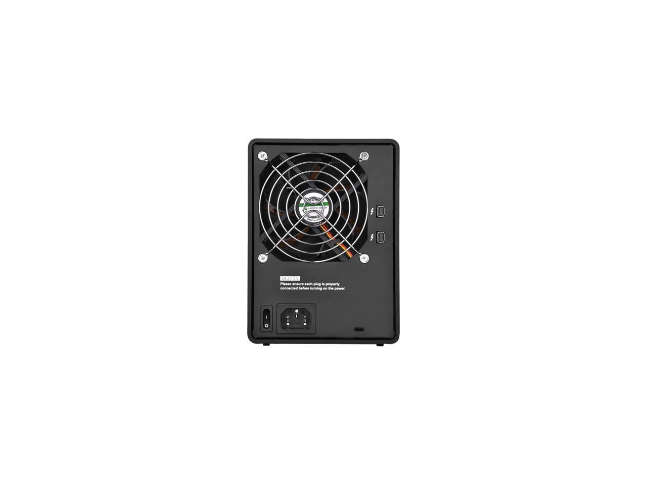 SilverStone RL-TS433-TB Aluminum Body with Zinc Alloy Handle 3.5"/2.5" SATA HDD/SSD ( up to 6 Gbps ) Black 2 x Thunderbolt 2 port ( up to 20 Gbps) (Support Daisy Chain function) High-speed External St