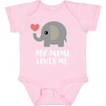 thumbnail image 3 of Inktastic My Mimi Loves Me Grandchild Boys or Girls Baby Bodysuit, 3 of 5
