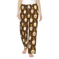 thumbnail image 2 of Lsque Flowers And Gnomes Bees Print Women's Pajama Pants, Lounge Pant - Comfortable Home Wear,Elastic Waistband, Stylish Design-X-Large, 2 of 9