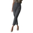 thumbnail image 2 of Bovemsi Women's Casual Pants Womens Comfy Cropped Work With Pockets Suit for Travel, 2 of 5