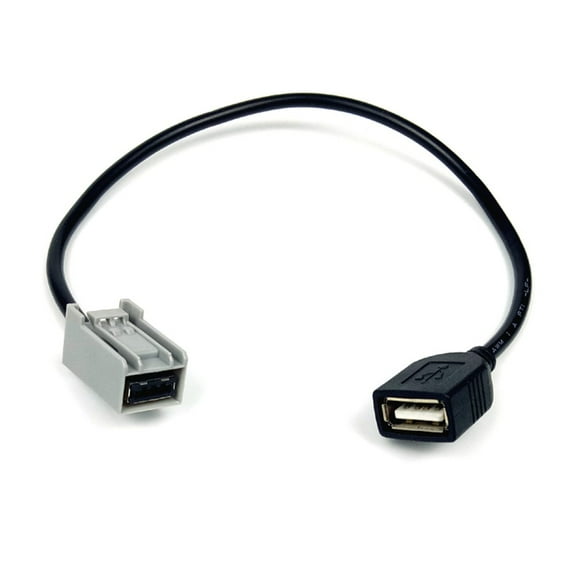 Car USB AUX Cable Wire Adapter Audio Media Music Interface For Mitsubishi