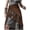 Brown, variant on Renaissance Knitted Triangle Shawl Wrap with Fringe Versatile Cover up