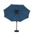 thumbnail image 3 of Ainfox 11ft Patio Umbrellas Outdoor Portable 2 Tier Ventilation Umbrella,Navy Blue, 3 of 10