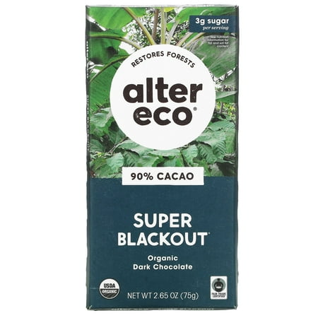 DEEPEST DARK SUPER BLACKOUT ORGANIC CHOCOLATE