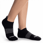 6 pairs Bombas Mens All-Purpose Black Ankle socks - Size LARGE 9-13