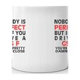 thumbnail image 3 of Nobody's Perfect Except GS F Drive Coffee Tea Ceramic Mug Office Work Cup Gift 11 oz, 3 of 3