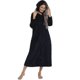 thumbnail image 3 of Women's Flannel Robe Zipper Front Robes Full Length Bathrobe, 3 of 3