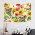 thumbnail image 2 of Gaeub Sunflower Cornflower Poppy Print Tapestry Wall Hanging(60x40 inches),Tapestry Home Decor,Wall Art for Living Room Bedroom Home Decor, 2 of 8
