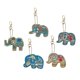 thumbnail image 1 of Llaveros con forma especial de elefante, pintura de diamante, bricolaje, 5 uds., 1 of 9
