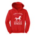 thumbnail image 1 of Tstars Girls Horse Gifts for Horse Lovers Just a Girl Who Loves Horses Horse Shirts Horse Clothes Birthday Horse Gifts for Girls Toddler Hoodie, 1 of 1