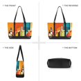 thumbnail image 6 of FORMRS Canvas Laptop Tote Bag for Women with 15.6" Computer Compartments Shoulder Handbag, Colorful Cocktails, 6 of 7
