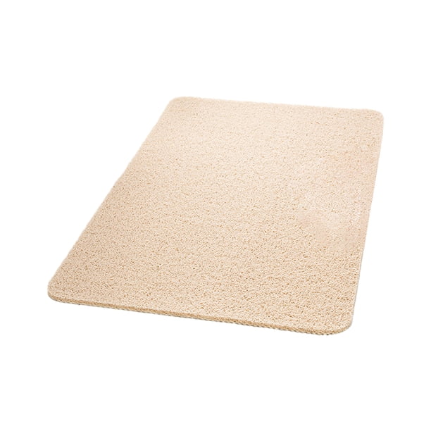 Monstrate Alfombrilla de baño antideslizante cómoda y suave para baño, alfombrillas suaves para cabina de ducha con alfombrilla de ducha de Juegos de accesorios de baño Beige