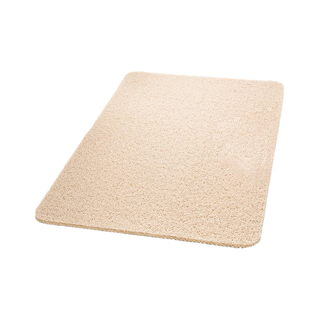 Billuyoard Alfombra de baño antideslizante con excelente drenaje para zonas húmedas, alfombrillas suaves para cabina de ducha con drenaje Juegos de accesorios de baño Beige