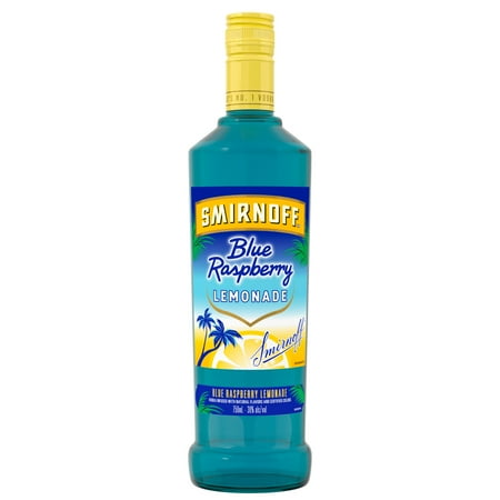 Smirnoff Blue Raspberry Lemonade (Vodka Infused With Natural Flavors), 750 mL, 30% ABV