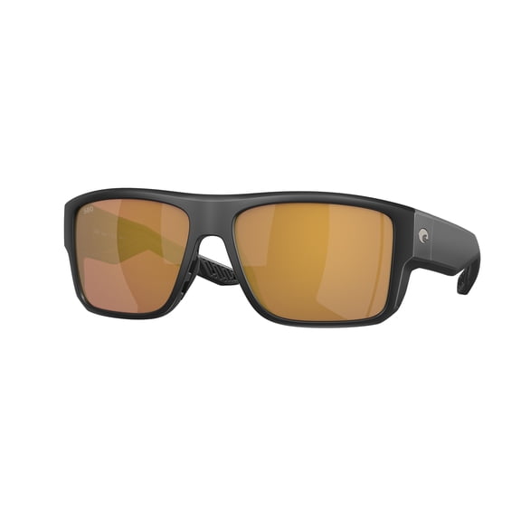 Sunglasses Costa Del Mar 06 S 9116 911604 Taxman Matte Black Gold Mirror