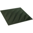 thumbnail image 6 of 19 5/8"W x 19 5/8"H Arrow EnduraWall Decorative 3D Wall Panel, UltraCover Satin Hunt Club Green (Covers 2.67 Sq. Ft.), 6 of 6