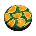 thumbnail image 3 of Gaeub Orange 14-17in Tire Cover, Spare Tire Cover, for Camper Caravan, Trailer, Car, Truck, SUV, Jeep - 17 inch, 3 of 9