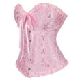 thumbnail image 2 of Grebrafan Women Bustiers Corsets Gothic Pink 3XL, 2 of 5