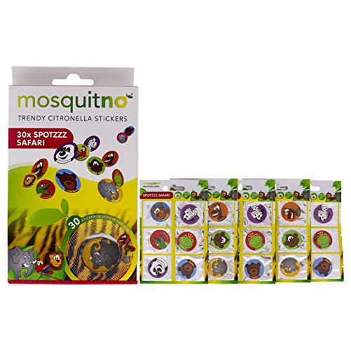 Pegatinas Mosquitno I0103664 Spotz Safari para niños, 5 piezas Mosquitno Mosquitno