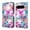 Color-4, variant on Leather For Apple Google Pixel 9a 6.3-inch Wallet Case Crystal Material Painted starry sky&geometric patterns&Flowers, Wallet For Women Men Card Holder Magnetic Clasp Kickstand Folio Cover,Color-7