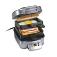 thumbnail image 1 of Hamilton Beach Sandwich Stacker Customizable Hot Sandwich Maker, 24 Sq. In. Non-Stick PFAS-Free Cooking Surfaces, Built-In Timer, Compact, Dishwasher-, 1 of 8