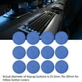 thumbnail image 3 of 12pcs Arcade Button Cover For Kailh Cherry TTC Akko Glorious Switches, Fits 30mm Keyboard Hole, Clear Keycaps, 3 of 8