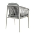 thumbnail image 4 of Rhodes Outdoor Patio Dining Chair in Aluminum Set of 2, 4 of 14