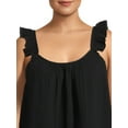 thumbnail image 4 of Terra & Sky Women's Plus Size Ruffle Strap Tank Top, 4 of 5