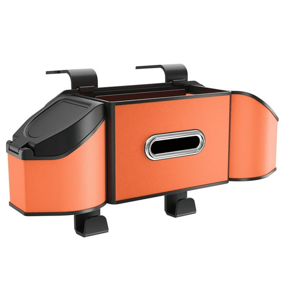 Organisateur de Siège Arrière de Voiture en Cuir PU avec Multiples Poches Gain de Place et Facile à Utiliser pour le Rangement de Voiture