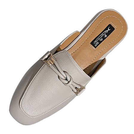 

Kenklcie Women s Summer Fashion Casual PU Semi Slippers